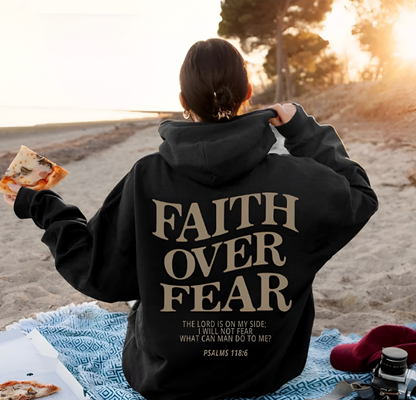 Faith Over Fear™ Christian Hoodie