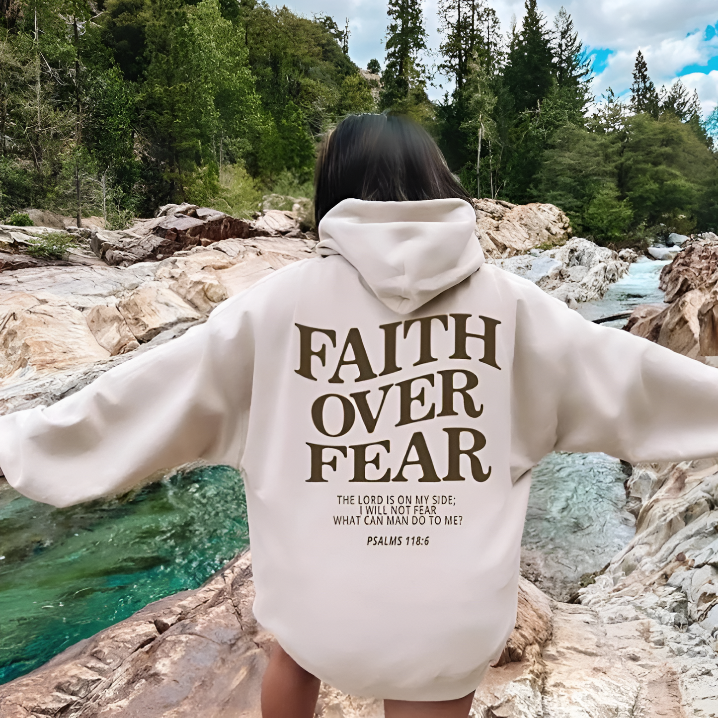 Faith Over Fear™ Christian Hoodie