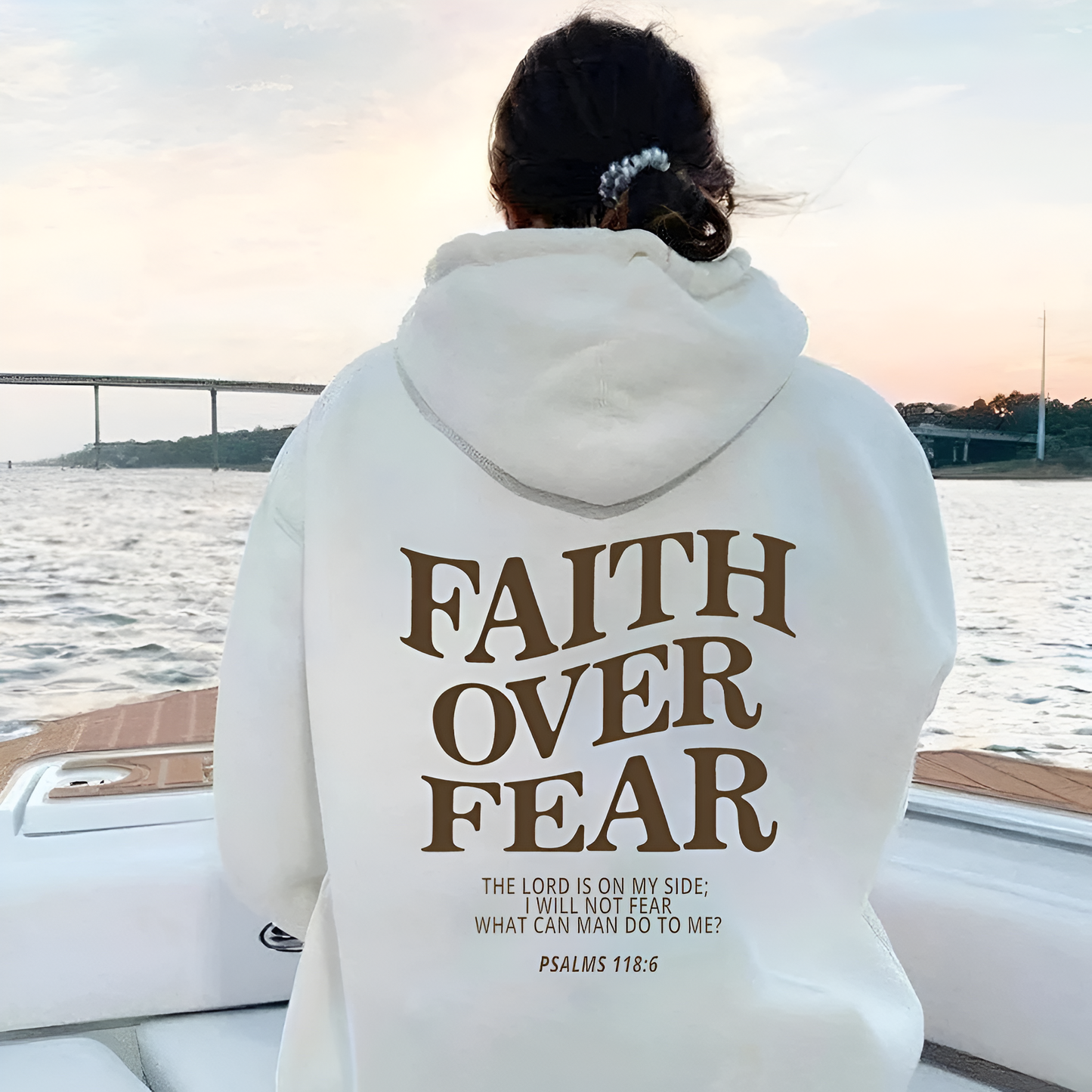 Faith Over Fear™ Christian Hoodie